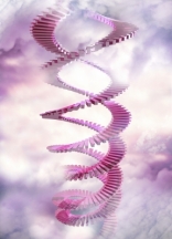 Spiral stairway to clouds